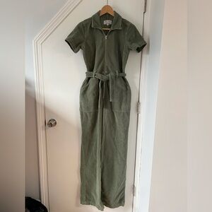 Reformation Cassidy Long Corduroy Jumpsuit – Size 4